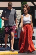 MINKA KELLY and Dan Reynolds Heading to a Spa Session on His Birthday in Los Angeles 07/14/2023