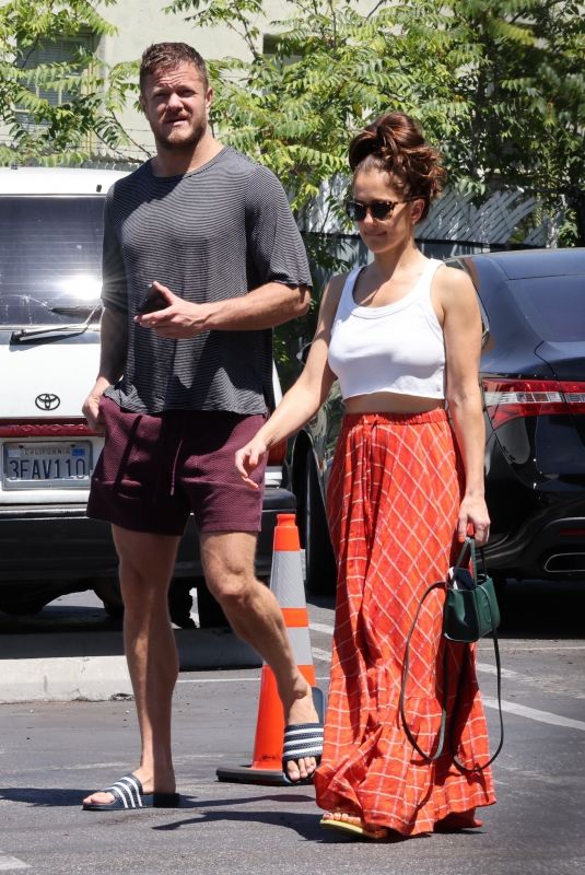 MINKA KELLY and Dan Reynolds Heading to a Spa Session on His Birthday in Los Angeles 07/14/2023