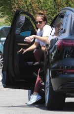 MINKA KELLY Arrives at a Private Gym in West Hollywood 07/03/2023