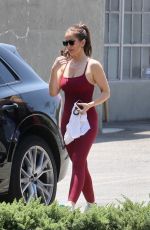 MINKA KELLY Leaves a Gym in West Hollywood 07/17/2023