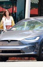 MINKA KELLY Leaves a Meat Market in Los Feliz 07/02/2023