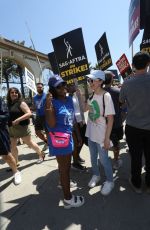 MIRANDA COSGROVE at Sag-aftra Actors Union Strike in Los Angeles 07/18/2023