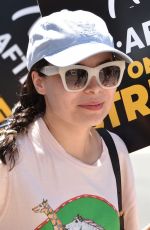 MIRANDA COSGROVE at Sag-aftra Actors Union Strike in Los Angeles 07/18/2023