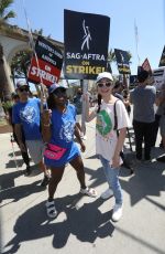 MIRANDA COSGROVE at Sag-aftra Actors Union Strike in Los Angeles 07/18/2023