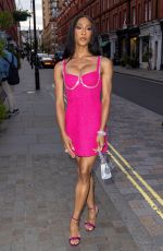 MJ RODRIGUEZ Arrives at British Vogue x Self-portrait Summer Party in London 07/13/2023