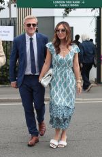 MYLEENE KLASS Arrives at Wimbledon in London 07/12/2023