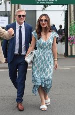 MYLEENE KLASS Arrives at Wimbledon in London 07/12/2023