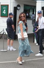 MYLEENE KLASS Arrives at Wimbledon in London 07/12/2023