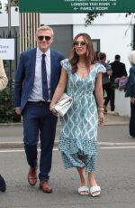 MYLEENE KLASS Arrives at Wimbledon in London 07/12/2023