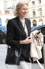 NAOMI WATTS Outside Her Hotel in Paris 07/05/2023