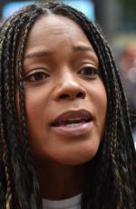 NAOMIE HARRIS Rally in Solidarity with Striking Hollywood Actors in Leicester Square 07/21/2023