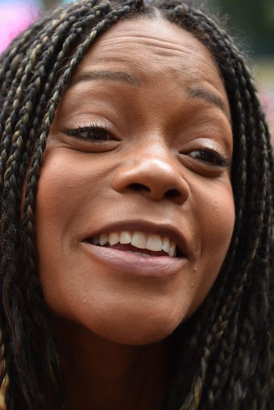 NAOMIE HARRIS Rally in Solidarity with Striking Hollywood Actors in Leicester Square 07/21/2023
