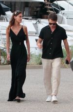NATALIE KUCKENBURG and Paul Wesley Arrives at Harbor of Saint Tropez 07/24/2023
