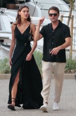NATALIE KUCKENBURG and Paul Wesley Arrives at Harbor of Saint Tropez 07/24/2023