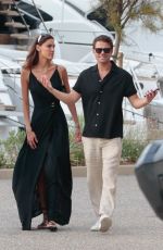 NATALIE KUCKENBURG and Paul Wesley Arrives at Harbor of Saint Tropez 07/24/2023
