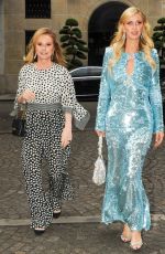 NICKY and KATHY HILTON Arrives at Jovadi Jewelry Store Opening in Paris 07/01/2023