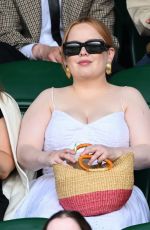 NICOLA COUGHLAN Arrives at Wimbledon Tennis Championships in London 07/09/2023