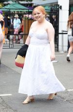 NICOLA COUGHLAN Arrives at Wimbledon Tennis Championships in London 07/09/2023