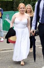 NICOLA COUGHLAN Arrives at Wimbledon Tennis Championships in London 07/09/2023