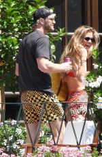 NINA AGDAL in Bikini on Holiday Break in Portofino 07/05/2023