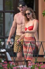 NINA AGDAL in Bikini on Holiday Break in Portofino 07/05/2023