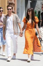 NINA DOBREV and Shaun White Out with Their Dog in New York 07/15/2023