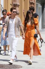 NINA DOBREV and Shaun White Out with Their Dog in New York 07/15/2023