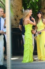 NINA DOBREV Arrives at Ben Bruno