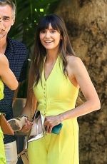 NINA DOBREV Arrives at Ben Bruno