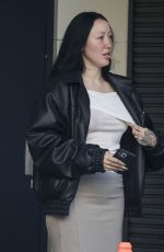 NOAH CYRUS Smokes Outside Her Hotel in Sydney 07/19/2023