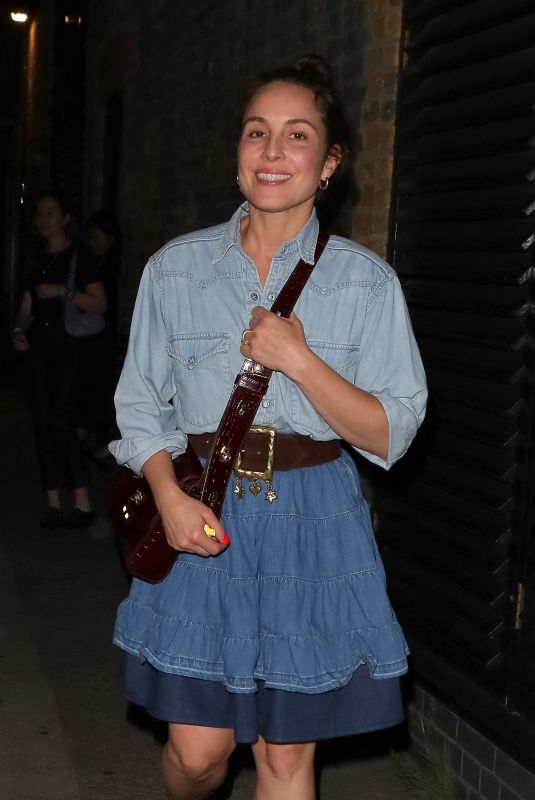 NOOMI RAPACE Leaves Chiltern Firehouse in London 07/12/2023