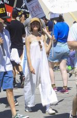 NORA ZEHETNER at SAG Strike at Paramount Studio in Los Angeles 07/18/2023