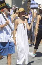 NORA ZEHETNER at SAG Strike at Paramount Studio in Los Angeles 07/18/2023