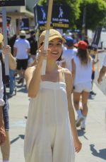 NORA ZEHETNER at SAG Strike at Paramount Studio in Los Angeles 07/18/2023