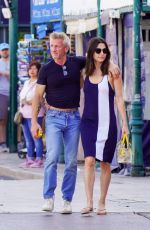 OLGA KOROTYAYEVA and Sean Penn Out in St-Tropez 07/09/2023