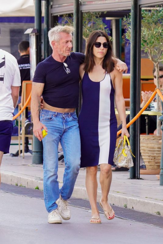 OLGA KOROTYAYEVA and Sean Penn Out in St-Tropez 07/09/2023