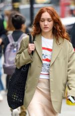 OLIVIA COOKE Out and About in London 07/21/2023
