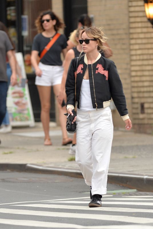 OLIVIA WILDE Out and About in New York 07/08/2023