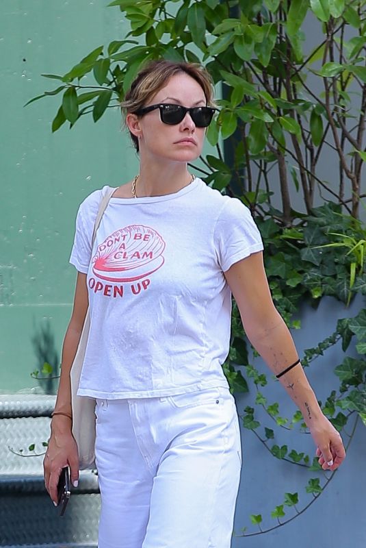 OLIVIA WILDE Out and About in New York 07/10/2023