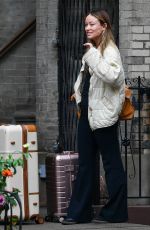 OLIVIA WILDE Out with Her Brother Charlie in New York 07/16/2023