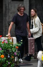 OLIVIA WILDE Out with Her Brother Charlie in New York 07/16/2023