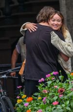 OLIVIA WILDE Out with Her Brother Charlie in New York 07/16/2023