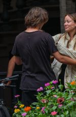 OLIVIA WILDE Out with Her Brother Charlie in New York 07/16/2023