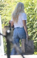 PAMELA ANDERSON Arrives at Her Son