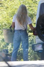 PAMELA ANDERSON Arrives at Her Son