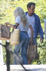 PAMELA ANDERSON Arrives at Her Son