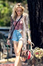PARIS JACKSON Leaves Fairfax Flea Market in Los Angeles 07/16/2023