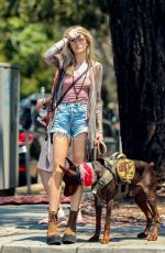 PARIS JACKSON Leaves Fairfax Flea Market in Los Angeles 07/16/2023