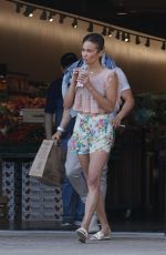 PAULA PATTON and Elijah Allan-Blitz at Erewhon Market in Los Angeles 07/01/2023