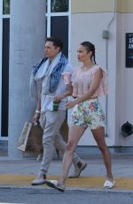 PAULA PATTON and Elijah Allan-Blitz at Erewhon Market in Los Angeles 07/01/2023